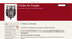 Desktop Screenshot of lordre-du-temple.com
