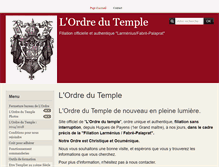 Tablet Screenshot of lordre-du-temple.com